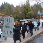 Funeral march for the Bill of Rights